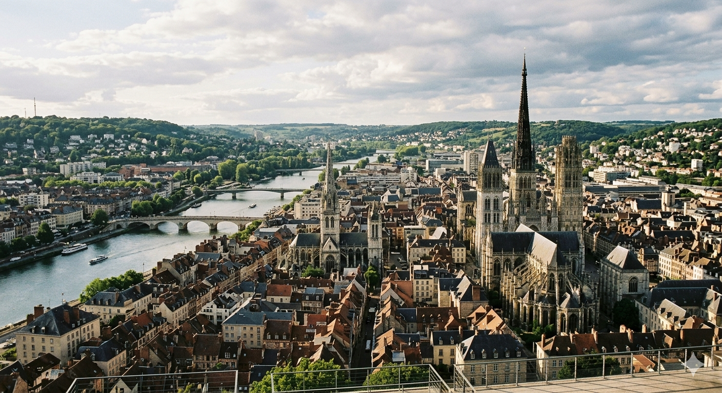 Centre-ville de Rouen